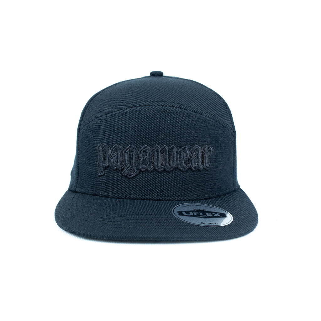 OBJECT: PAGAWEAR x UFLEX ARCHIVAL TYPOGRAPHY SNAPBACK CAP// REF: PW-AC-H01