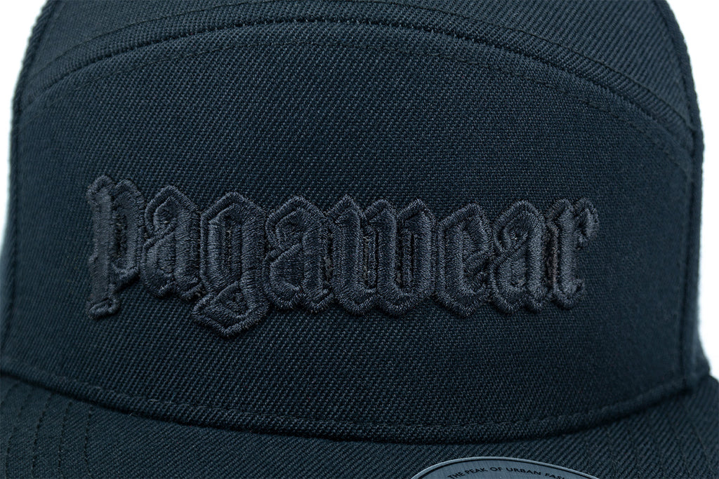 OBJECT: PAGAWEAR x UFLEX ARCHIVAL TYPOGRAPHY SNAPBACK CAP// REF: PW-AC-H01