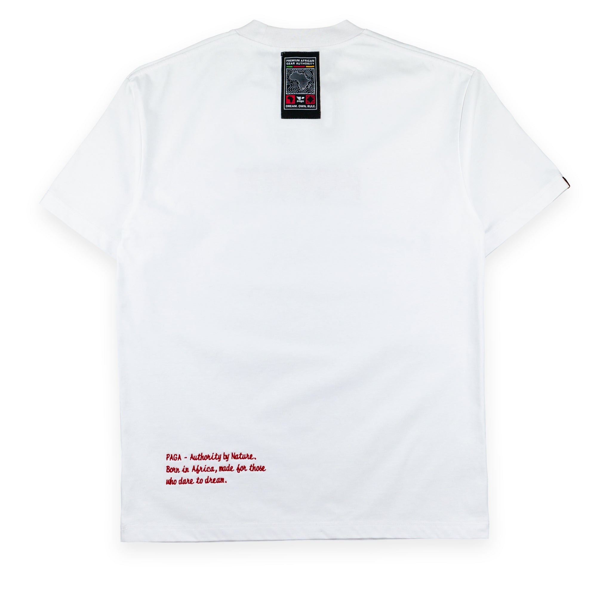 OBJECT: PAGA TYPOGRAPHY [HERITAGE RED] [3D-SCULPTED] // REF:PW-01-0300