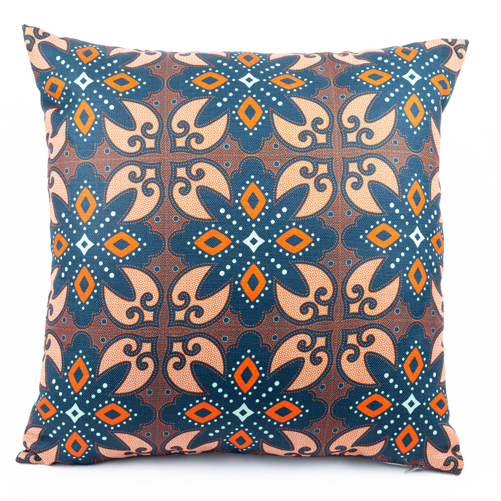 OBJECT: SPIRIT OF BASOTHO MIDNIGHT BATIK v2 CUSHION COVER // REF: PW-SS-TW215