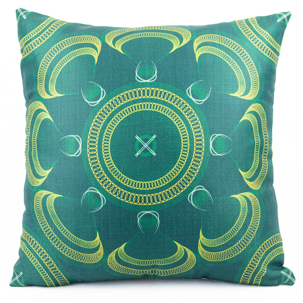 OBJECT: NALELI EA BASOTHO EMERALD [TWEED CUSHION COVER] // REF: PW-SS-TW215