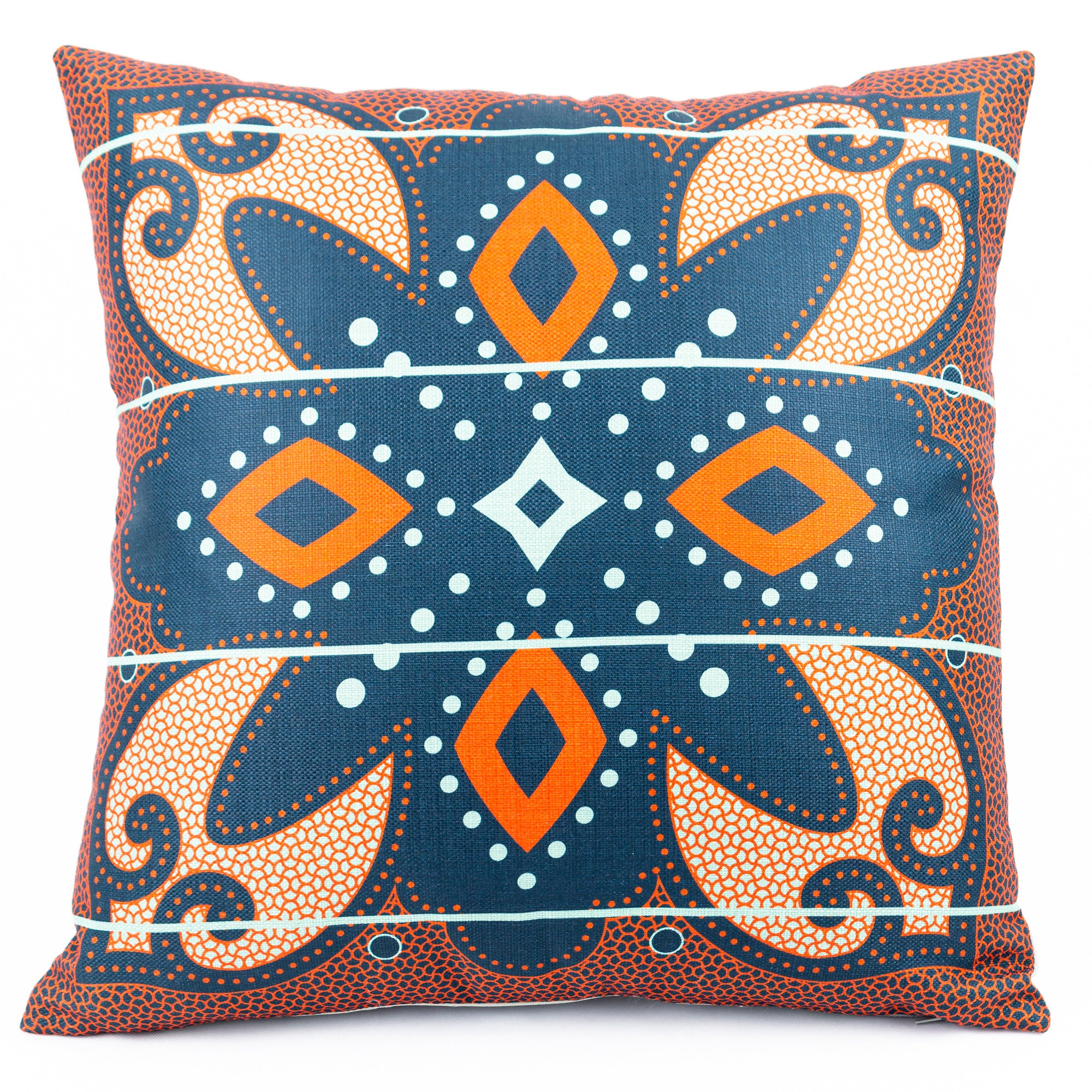 OBJECT: SPIRIT OF BASOTHO MIDNIGHT BATIK v1 CUSHION COVER // REF: PW-SS-TW215