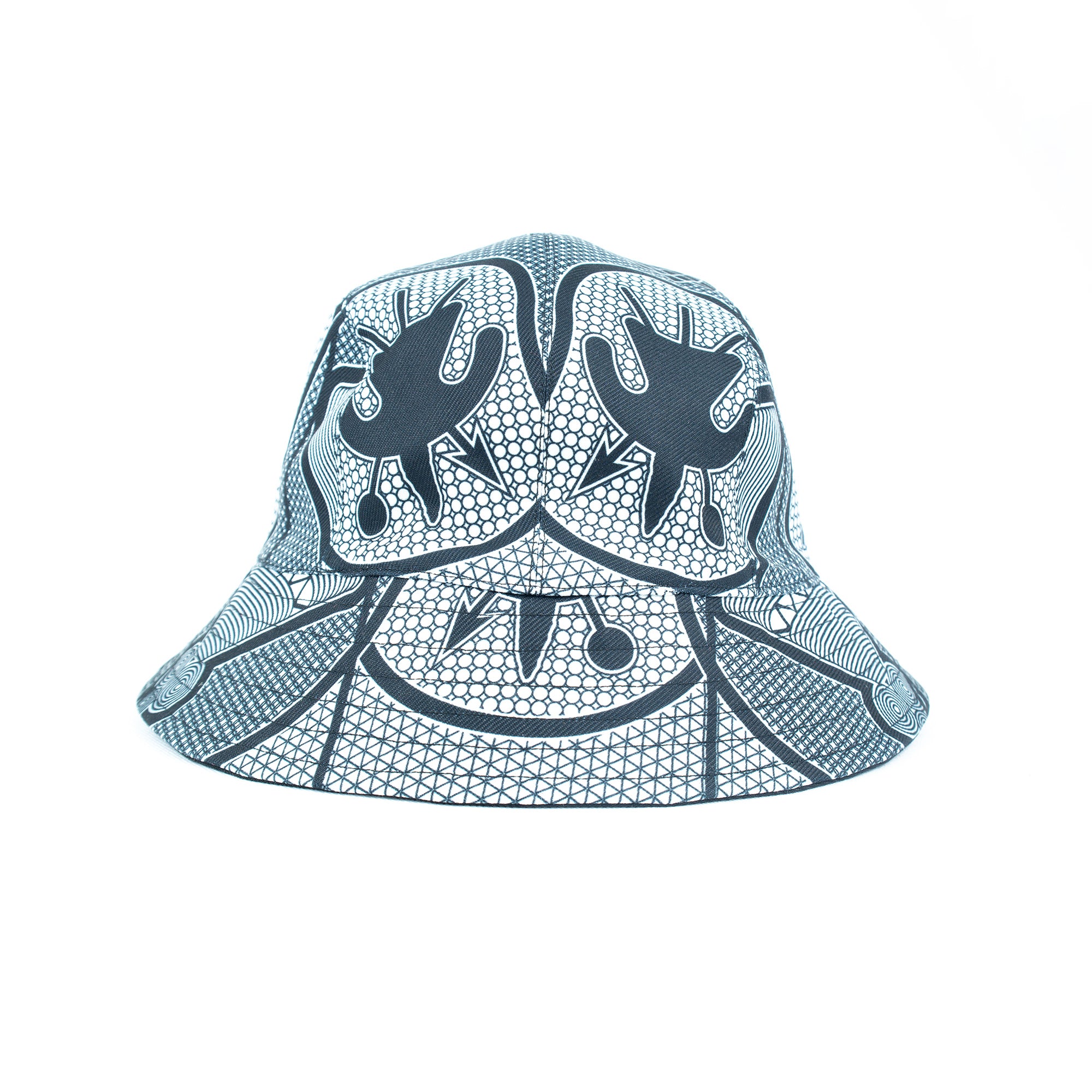 OBJECT: THEBE EA BASOTHO REVERSIBLE BUCKET HAT [PATTERN 5] // REF: PW-01-HAT
