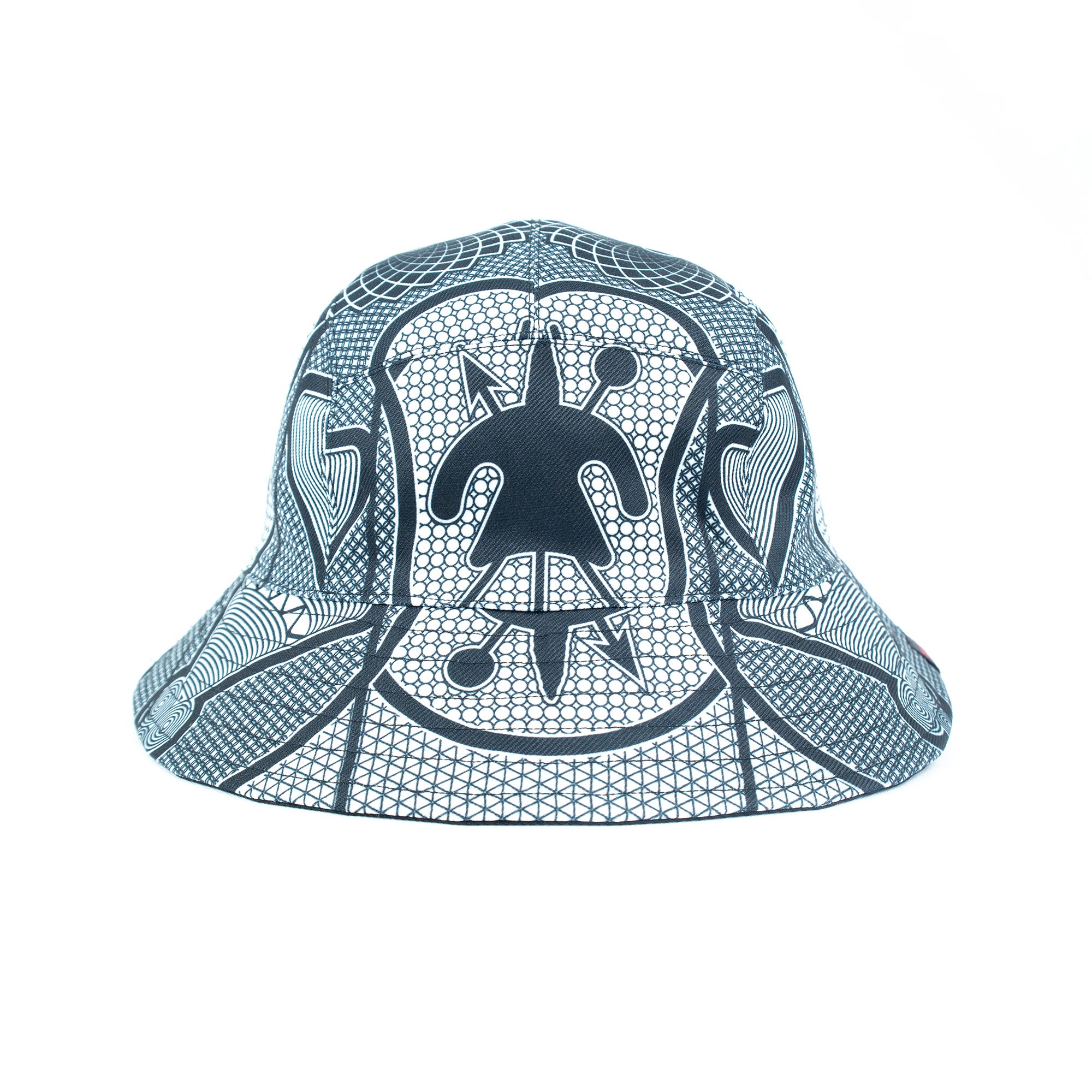 OBJECT: THEBE EA BASOTHO REVERSIBLE BUCKET HAT [PATTERN 5] // REF: PW-01-HAT